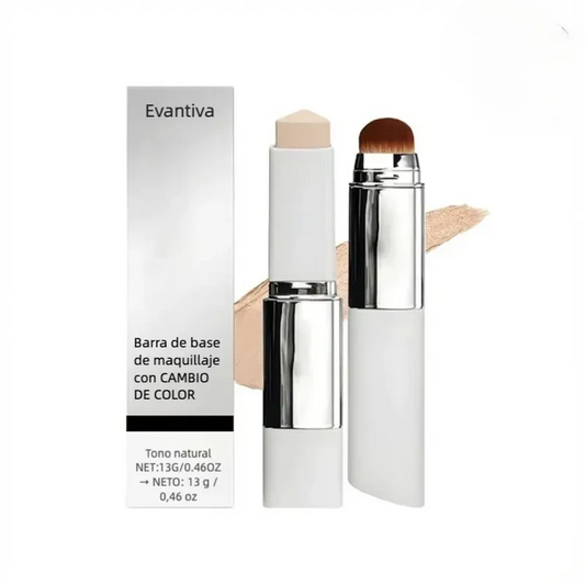 Base de maquillaje 2 en 1 con pincel integrado