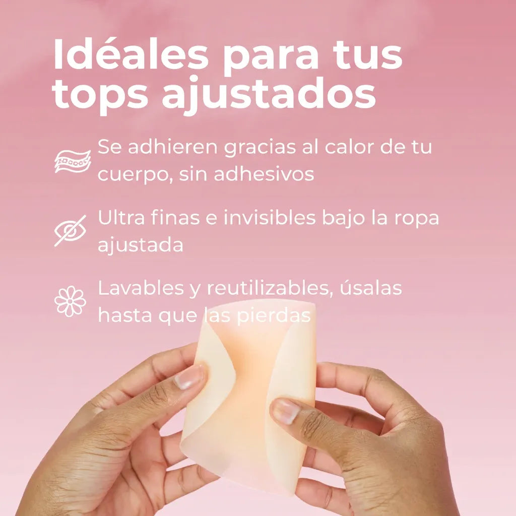 Cubrepezones redondos sin adhesivo